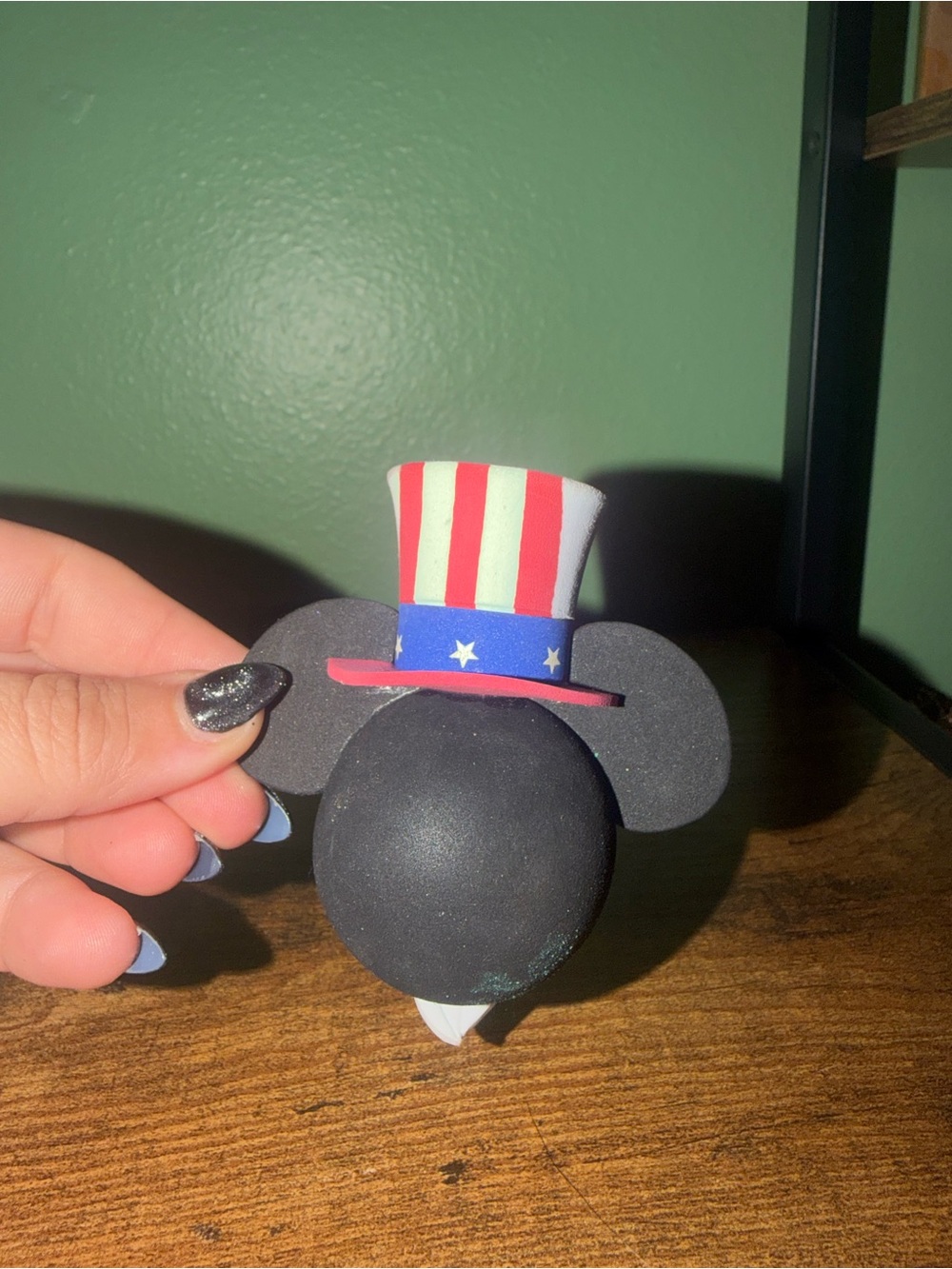 Walt Disney World Antenna Topper 4th of July Uncle Sam Mickey Ears